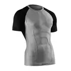 TERVEL COMFORTLINE 1102 - tricou termic pentru bărbați, mâneci scurte, culoare: Melange-negru