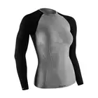 TERVEL COMFORTLINE 2002 - tricou termic dama, maneca lunga, culoare: Melange-negru