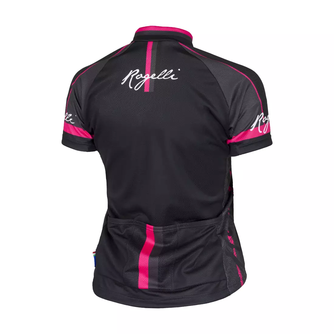 Tricou de ciclism dama ROGELLI MANICA ROSA 010.136, negru si roz