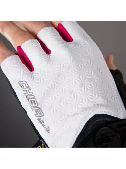 CHIBA LADY AIR PLUS mănuși de ciclism pentru femei, albe