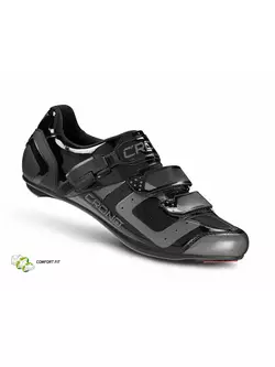 CRONO CR3 nylon - pantofi de ciclism de șosea, negru