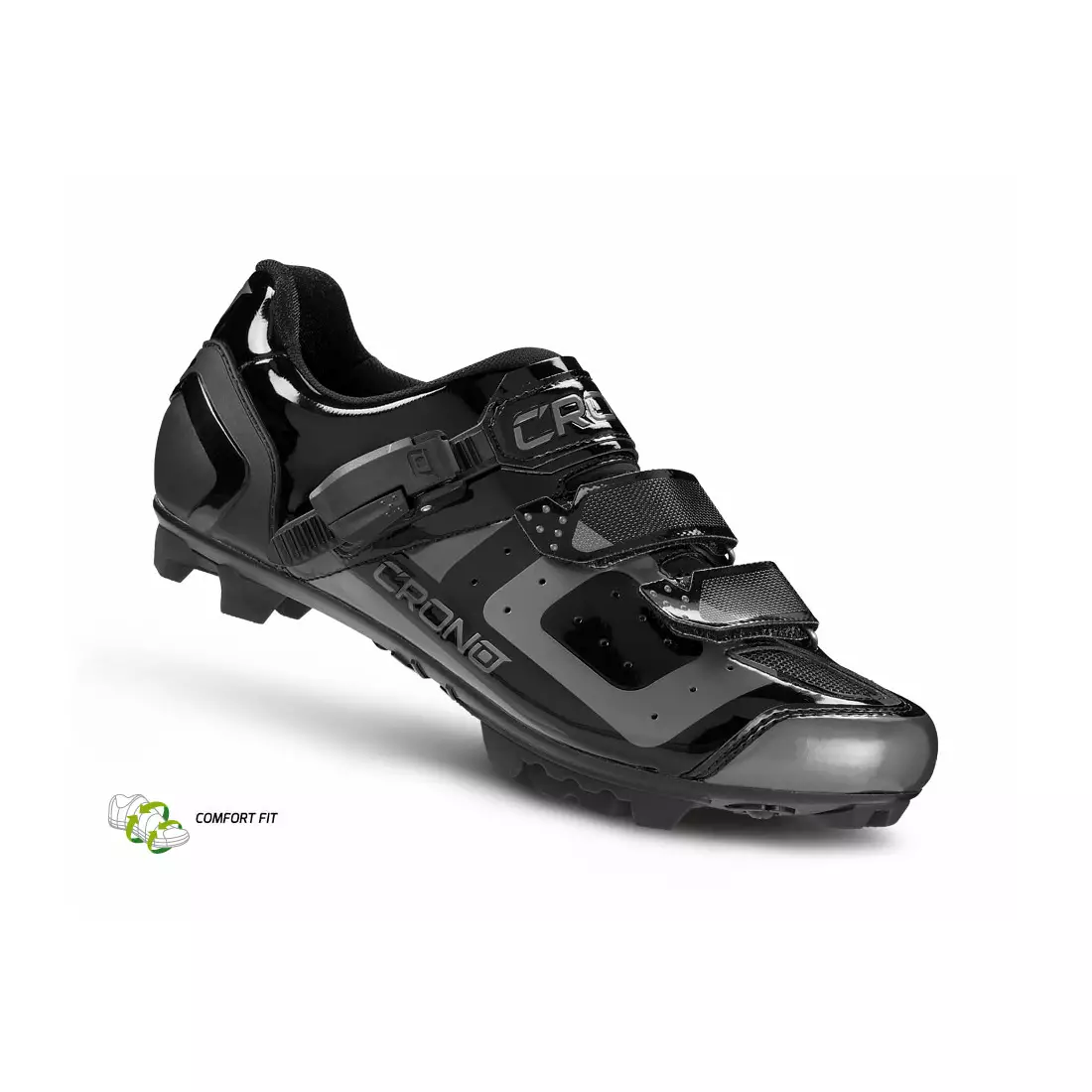 CRONO CX3 nylon - Pantofi de ciclism MTB, negru