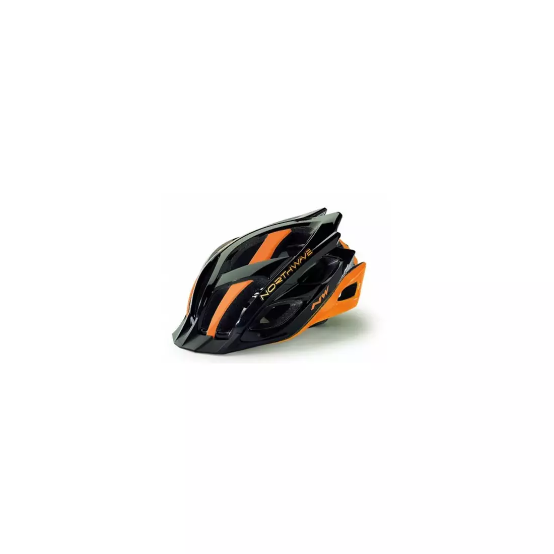 Casca de bicicleta NORTHWAVE STORM, neagra si portocalie