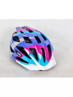 Casca de bicicleta UVEX AIR WING albastra si roz