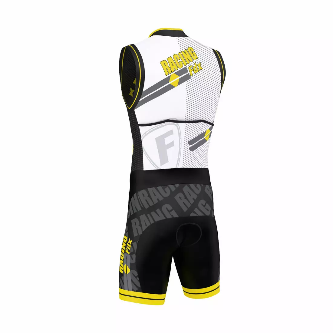 Costum de triatlon FDX 1050 negru și galben