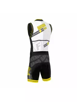 Costum de triatlon FDX 1050 negru și galben