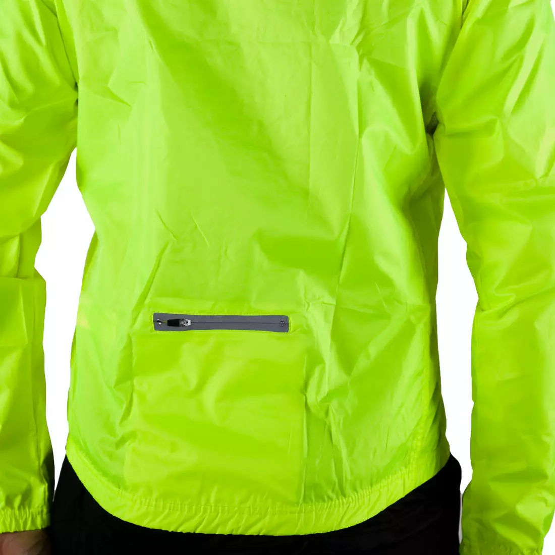 DEKO RAIN 2 jachetă de ploaie ușoară pentru ciclism, fluor