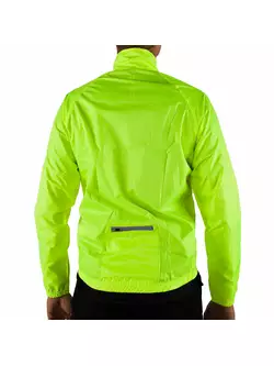 DEKO RAIN 2 jachetă de ploaie ușoară pentru ciclism, fluor