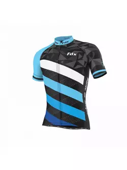 FDX 1260 tricou de ciclism masculin K/R negru-albastru-alb