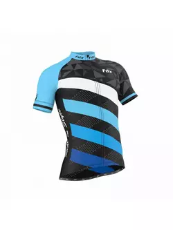 FDX 1260 tricou de ciclism masculin K/R negru-albastru-alb