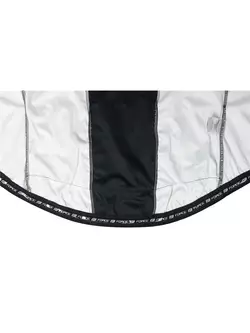 FORCE X58 jachetă ușoară, jachetă de bicicletă pentru perioada de tranziție alb-negru