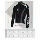 FORCE X72 PRO jachetă softshell pentru bărbați pentru bicicletă, fluor galben