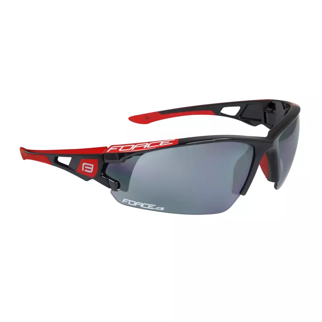 FORCE ochelari sport cu lentile înlocuibile aethon CALIBRE, negru și roșu 91053