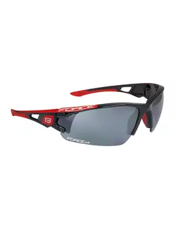 FORCE ochelari sport cu lentile înlocuibile aethon CALIBRE, negru și roșu 91053