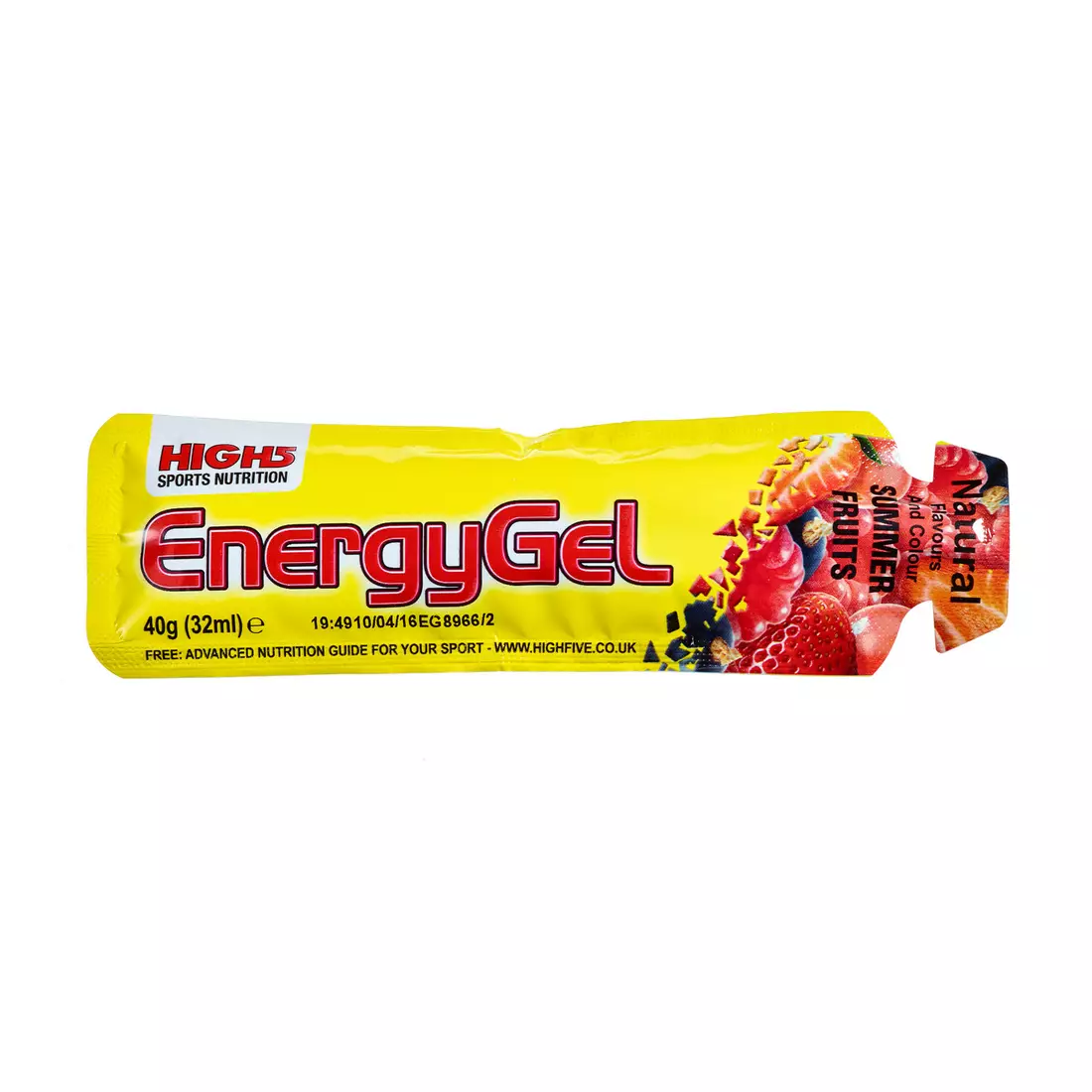 HIGH5 EnergyGel aromă de gel energetic: capacitate SUMMER FRUITS. 32 ml
