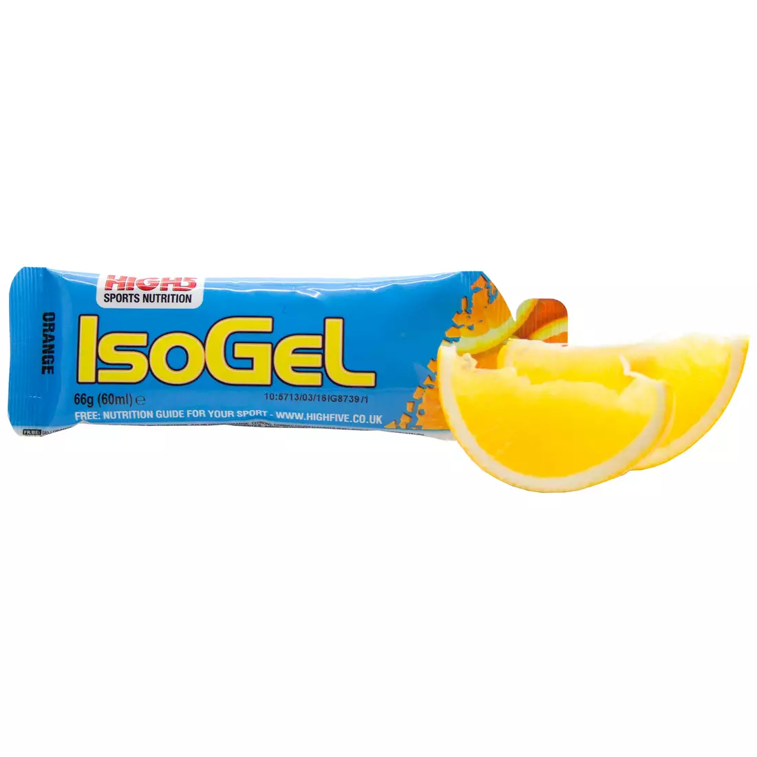HIGH5 IsoGel aromă de gel izotonic: Capacitate portocală. 60 ml