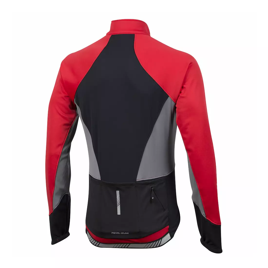 Jachetă de ciclism softshell de iarnă PEARL IZUMI ELITE PURSUIT, negru și roșu 11131606-3dm