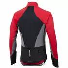 Jachetă de ciclism softshell de iarnă PEARL IZUMI ELITE PURSUIT, negru și roșu 11131606-3dm