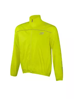 Jachetă de ciclism ușoară, rezistentă la ploaie FORCE X48, fluor 899795
