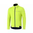Jachetă de iarnă pentru ciclism SHIMANO WINDBREAK, fluor ECWJAPWQS22