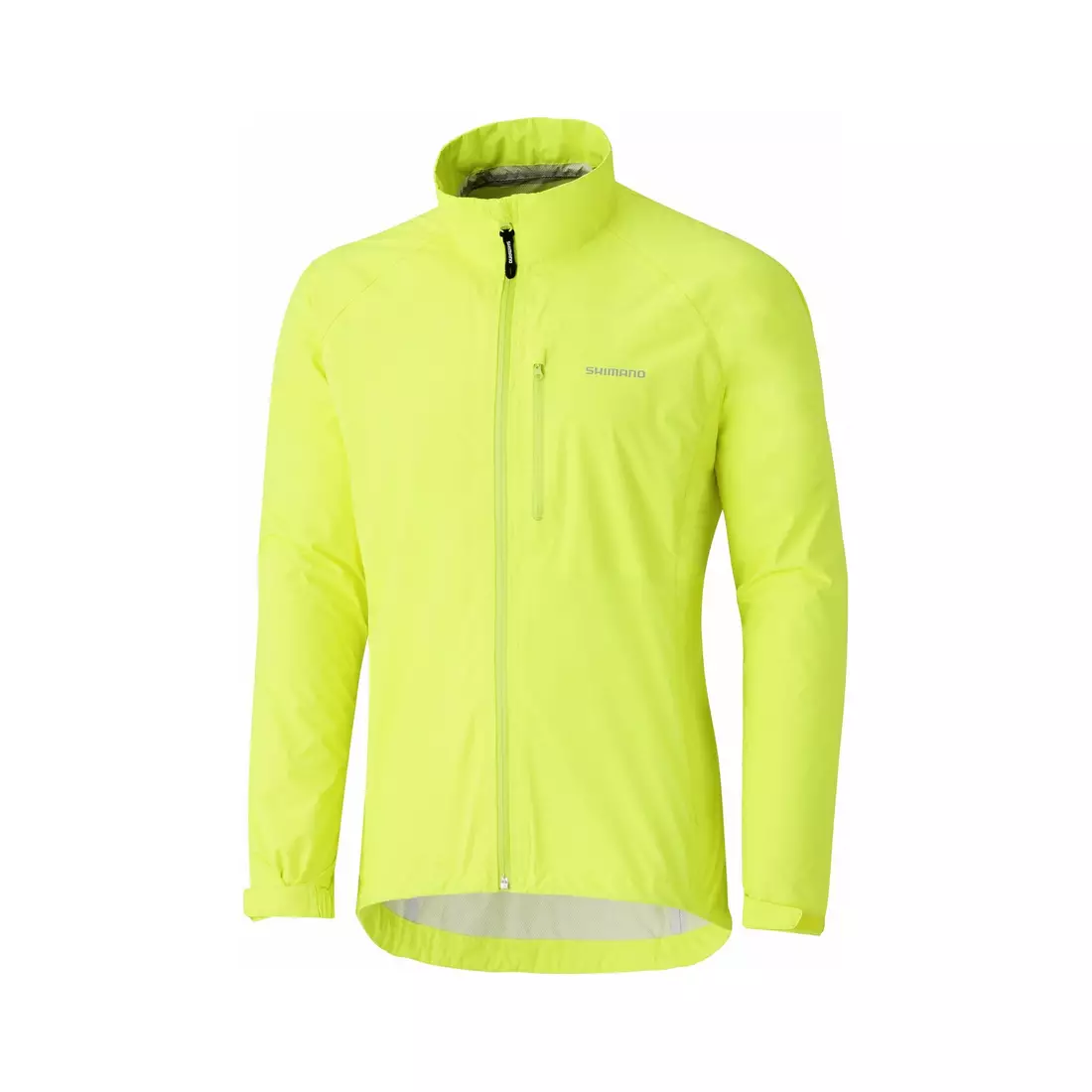 Jachetă de ploaie ușoară pentru bicicletă SHIMANO EXPLORER, fluor ECWRATWQS71UF