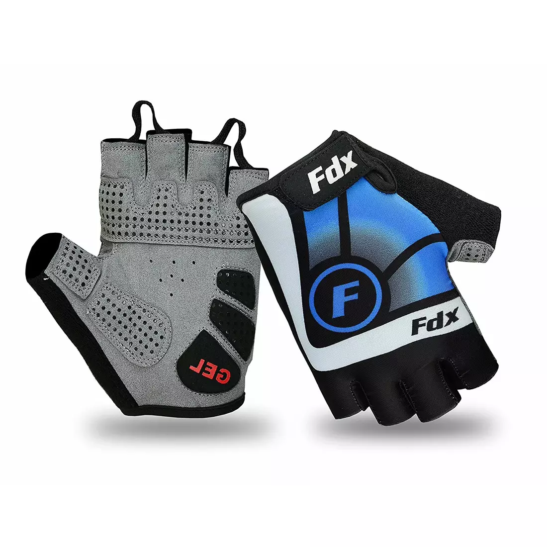 Mănuși de ciclism FDX 1020 albastre