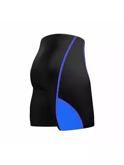 Pantaloni scurți cu bretele FDX 1610, negru și albastru