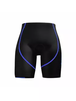 Pantaloni scurți cu bretele FDX 1610, negru și albastru