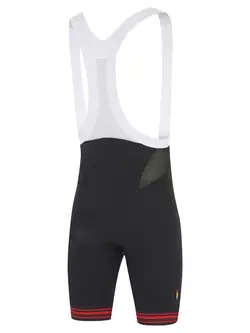 Pantaloni scurți pentru ciclism LOOK ULTRA negru și roșu 00015325