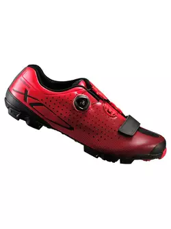 Pantofi de ciclism SHIMANO SH-XC700, roșii