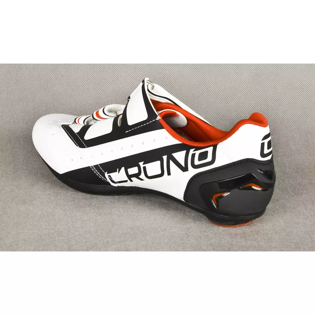 Pantofi de ciclism rutier CRONO CR-4 NYLON, alb