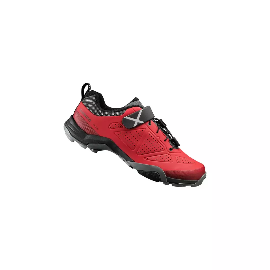 Pantofi de ciclism și trekking SHIMANO SH-MT500, roșii