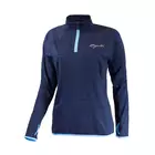 ROGELLI RUN BRIGHT 840.664 - tricou pentru alergare cu mânecă lungă, albastru melange