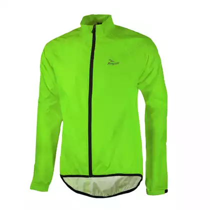ROGELLI TELLICO kurtka rowerowa przeciwdeszczowa, fluor zielony