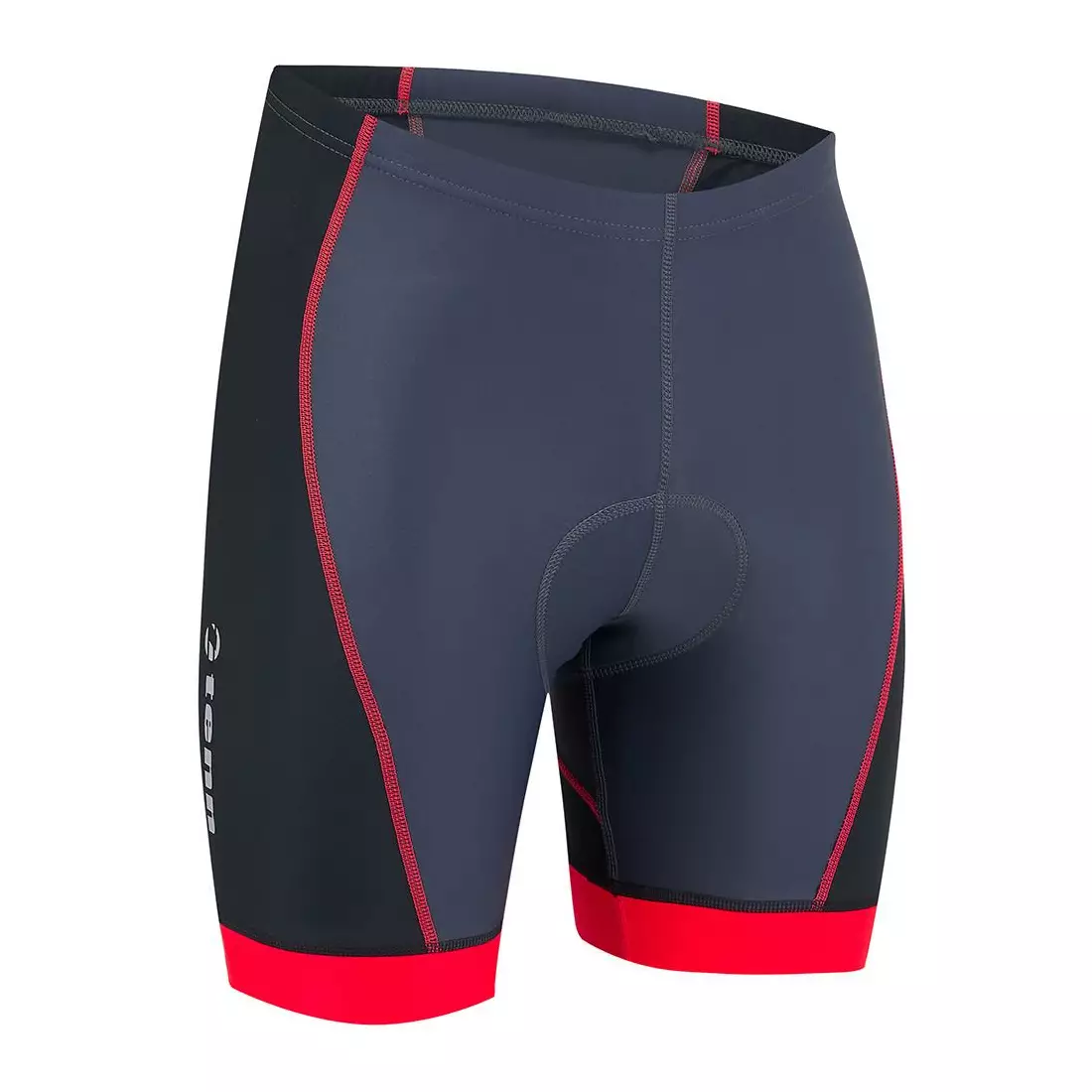TENN OUTDOORS Pantaloni scurți pentru ciclism pentru bărbați VIPER+ 2.0 negru și roșu
