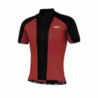 Tricou de ciclism FDX 1080, negru și roșu