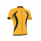 Tricou de ciclism FDX 1090, galben și negru