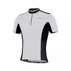 Tricou de ciclism FDX 1100, alb si negru