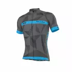 Tricou de ciclism FDX 1270 negru și albastru