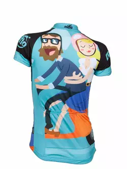 Tricou de ciclism pentru femei MikeSPORT DESIGN TRAVELERS