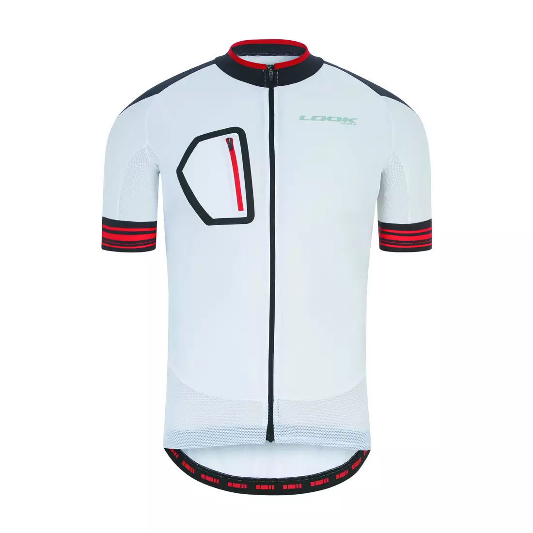 Tricou pentru ciclism LOOK ULTRA alb 00015349