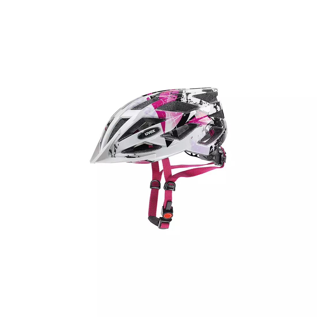 UVEX cască de bicicletă AIR WING, albă și roz